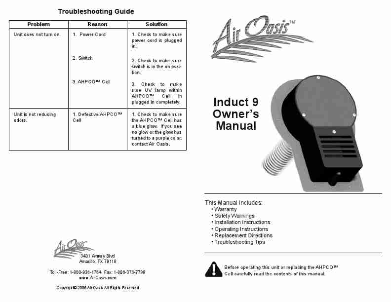 Air Oasis Air Cleaner Induct 9-page_pdf